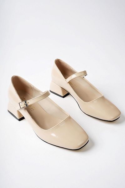 MUGGO Mary garantierte Damenschuhe mit niedrigem Absatz und eckigem Zehenbereich