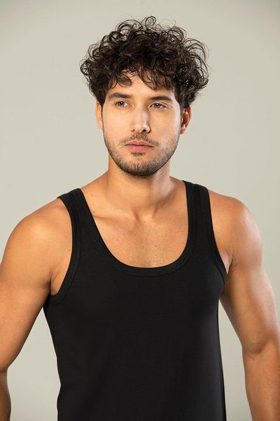 ERDEM İÇ GİYİM Erdem Black Gold Modal Undershirt 1550