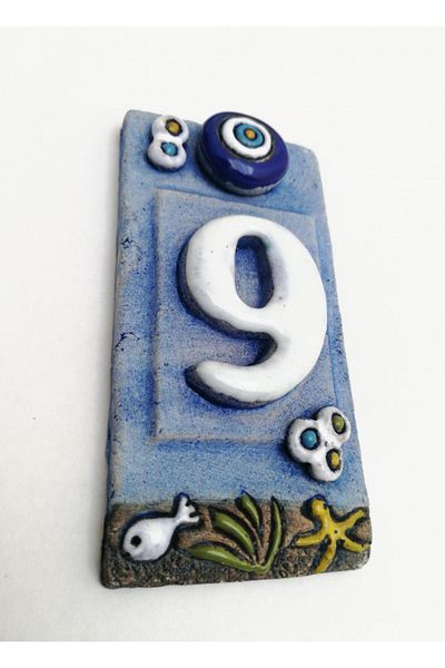 SUME Special Design Ceramic 9 Door Number Door Accessory