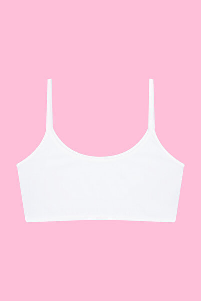 Arma Yıldız Cotton Lycra Half Undershirt for Girl - Mixed Color Training Bra 6 Pack