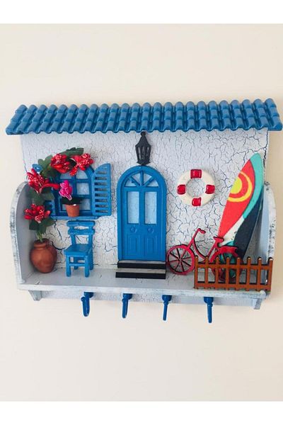 SUME Home Key Holder Wall Wooden Key Hanger