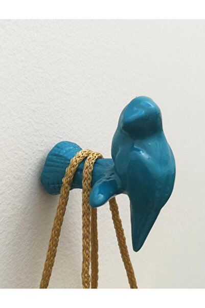 SUME Dekoratif Tekli Kuş Modern Askılık Duvar Dekoru Askılık