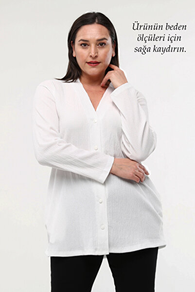 Laden Spring Summer Women's Plus Size Classic White Mother Thin White Cardigan