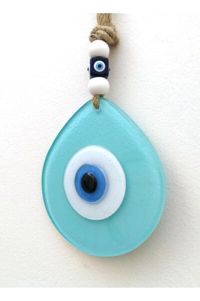 SUME Damla Cam Nazar Boncuğu Duvar Süsü Hediye Nazarlık