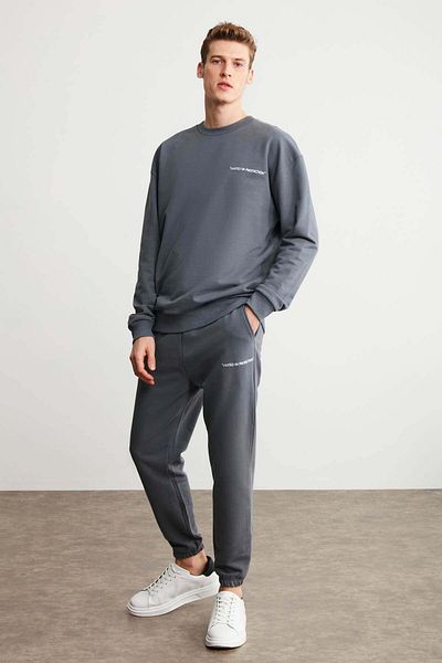 GRIMELANGE Darrıt Comfort Dark Gray Sweatpants