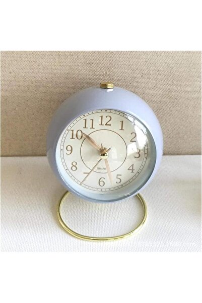 SUME Dekoratif Modern Tarz Tasarım Lüks Stil Metal Işıklı Çalar Saat Ev Ofis ...