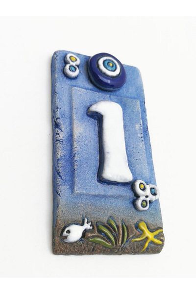 SUME Special Design Ceramic 1 Door Number Door Accessory