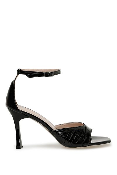 İnci Pearl Major 3Fx Black Women's Heeled Sandals