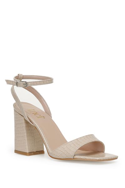 İnci Star 3fx Beige Sandalen mit Absatz für Damen