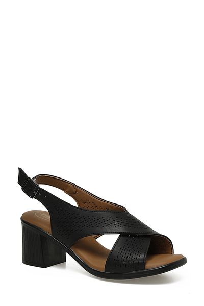 Polaris 164231.Z3FX Black Women's Comfort Sandals