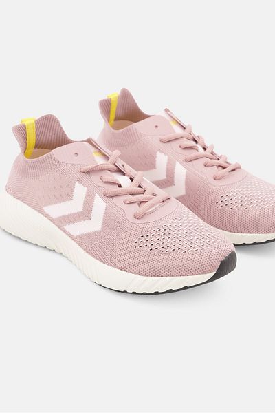 hummel Kids Girl Trinity Breakers Seamless Sportswear Lace Up Shoes, Woodrose