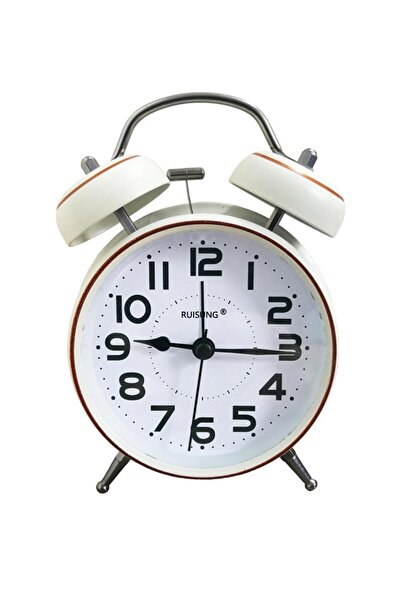 SUME Dekoratif Çalar Saat Ofis Ev Aksesuar Nostaljik Işıklı Masa Saati