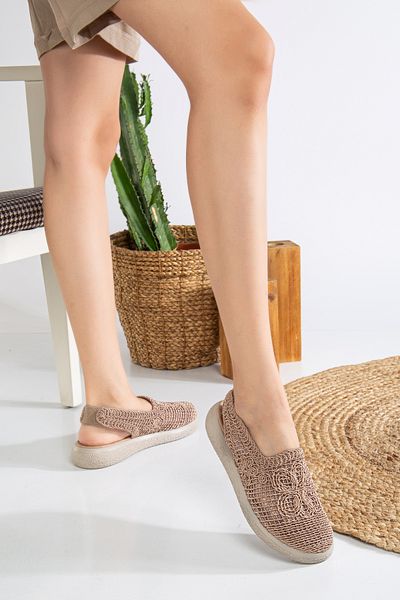 Mc vay Shoes Sandale de damă elegante, cu talpă ortopedică împletită cu cauciuc, vă rugăm să preferați o mărime mai mică!! !