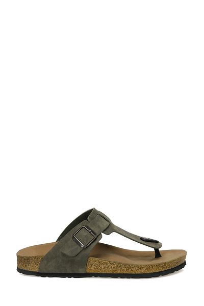 Kinetix ANKRA 4FX - Khaki színű férfi papucs