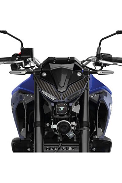 Motiker Yamaha MT-25 2020-2025 Ön Kafa Orta Karbon Sticker Etiket Modeli