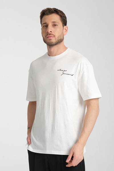 Frappoli Unisex 100% βαμβακερό μπλουζάκι με λεπτή εφαρμογή με λαιμόκοψη