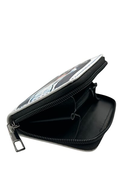 sinbEsg Браслет з місяцем і зіркою - Іконний застібкою-блискавкою, з відділенням для монет і картками, гаманець для дітей та підлітків