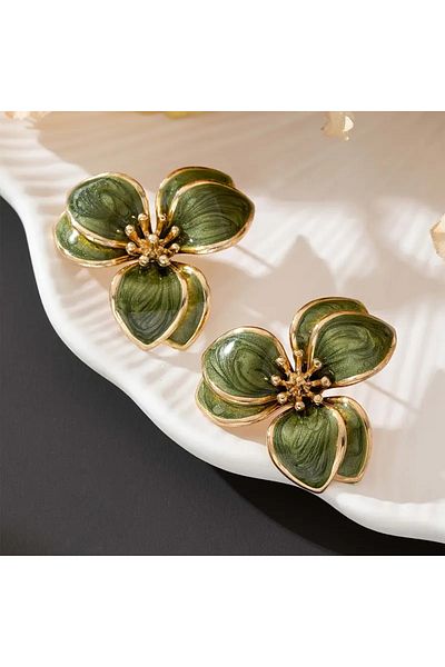 Fashionjewelery Flower Model Earrings