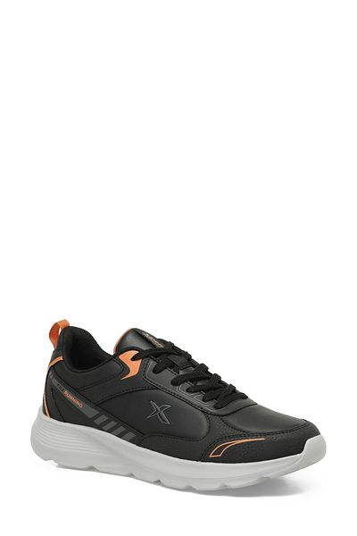 Kinetix Zespar Pu 4Pr Black Men's Running Shoes