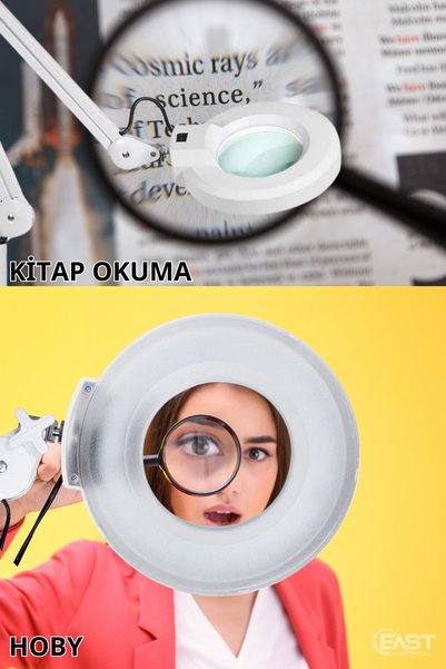 EVERPLAST Ever Plus Led Işıklı Mercekli Ayaklı Loop 5'' Büyüteç