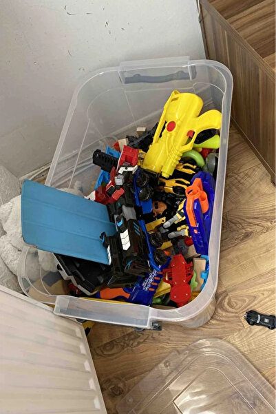 ÇarşıBu Tekerlekli Saklama Kutusu - Kiler Erzak ve Oyuncak Düzenleyici Kutu 50 Lt