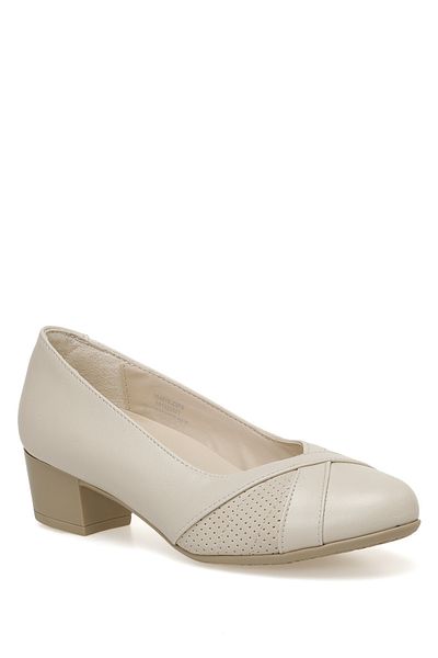 Polaris 5 Nokta 104070z3fx Beige Women's Heeled Shoes