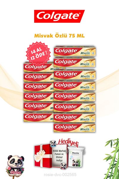 Colgate Colgate and Rosie Misvak Extract Toothpaste - Buy 14 Get 12