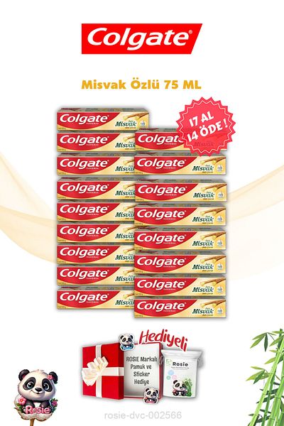Colgate Colgate and Rosie Buy 17 Pay 14 Toothpaste with Miswak Extract