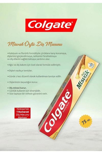 Colgate Buy 7 Get 6 Colgate Miswak Extract Toothpaste and Rosie