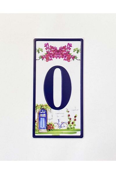 SUME Metal 0 Door Number Door Front Accessory Metal Plate