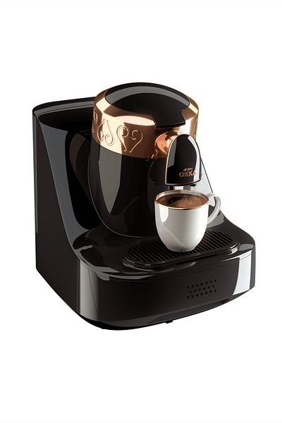Arzum Okka Türkische Kaffeemaschine, Vollautomatisch, 3 Tassengrößen, Selbstreinigungsfunktion, Schwarz