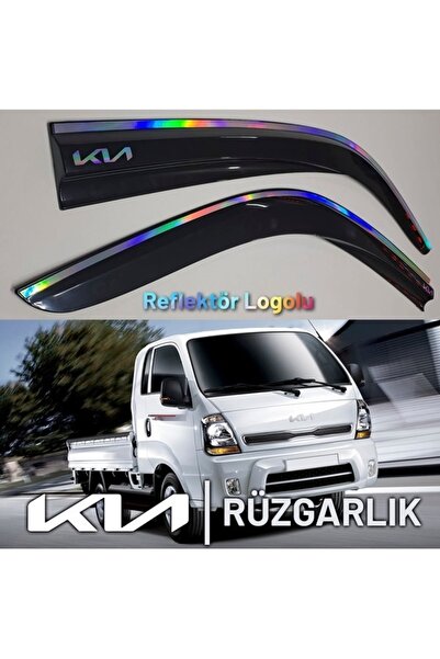 Vlotho KROMLU VE LOGOLU Kia Bongo  Cam Rüzgarlığı 2006-2020 Arası Ön Iki Cam ...