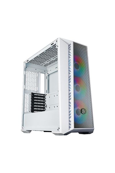 Cooler Master حافظة كمبيوتر Masterbox 520 Mesh باللون الأبيض