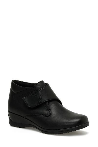 Polaris 165118Z3PR Black Women's Wedge Heel Boots