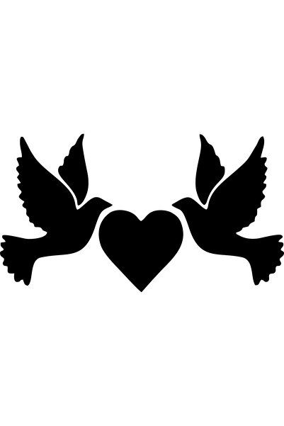 Birim Matbaa Flying Birds Auto Sticker(23X13Cm)