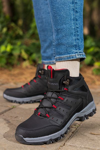 Salvano PRESPA 3PR Schwarze Herren-Outdoor-Stiefel
