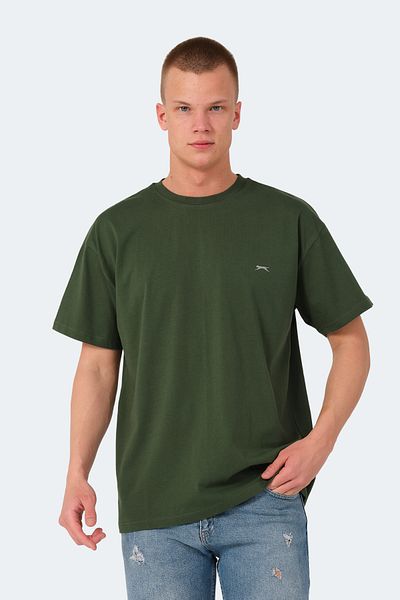 Slazenger Ανδρικό T-Shirt Χακί - Μοντέλο KULANA OVER