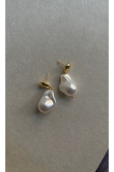 Leorat Store Mayorka Cam Barok İnci Küpe