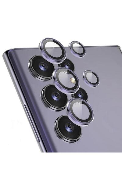 bzontech Samsung Galaxy S24 Ultra Camera Protector Purple