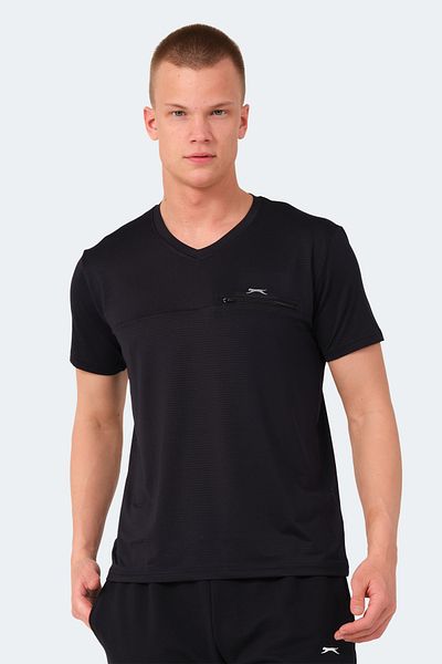 Slazenger Ανδρικό T-shirt Kallias Navy Blue