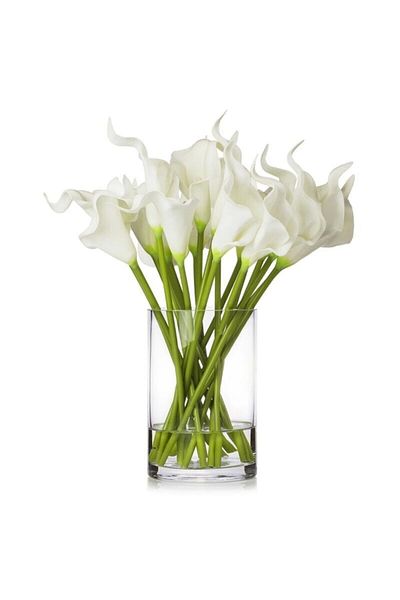 adresiYapayÇiçek Τεχνητό λουλούδι Wet Gala Flower 8 Branch White Kontef – Διακόσμηση τεχνητών λουλουδιών, Στολίδι τραπεζιού, Φόντο – Τεχνητό λουλούδι