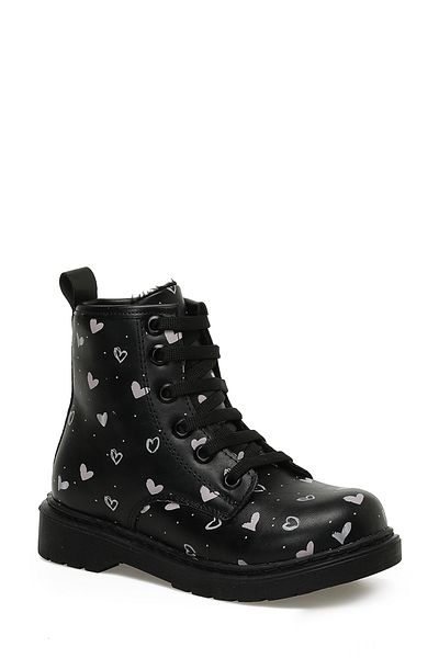 Binono SENTA P 3PR Schwarze Arbeitsstiefel für Mädchen