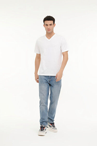 Kinetix M-SN221 BSC T-SHIRT 4FX Λευκό ανδρικό κοντομάνικο μπλουζάκι