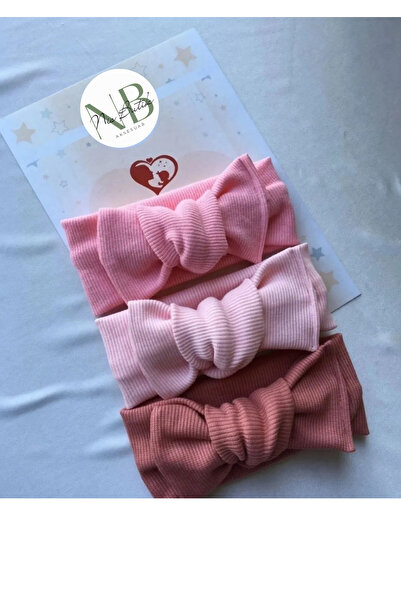 nisbutik aksesuar 3-Piece Bandana Set, Baby Bandana Set, Baby Girl Gift Banda...