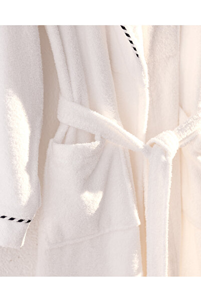 Madame Coco Jack Şalyaka Unisex Bornoz Set