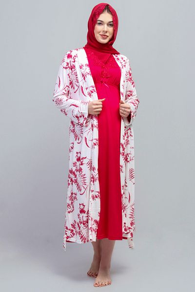 ByLohusa Pregnant Maternity Set with Cherry Hijab Effortt