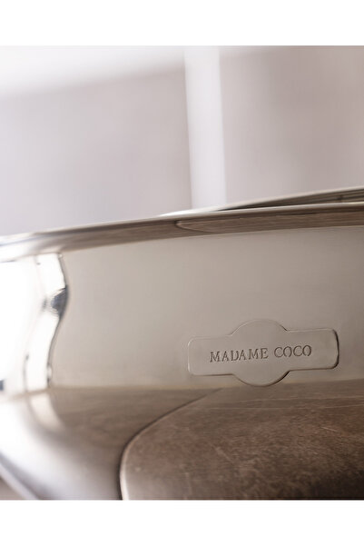 Madame Coco Vera Kısa Tencere - Çelik - 26 cm