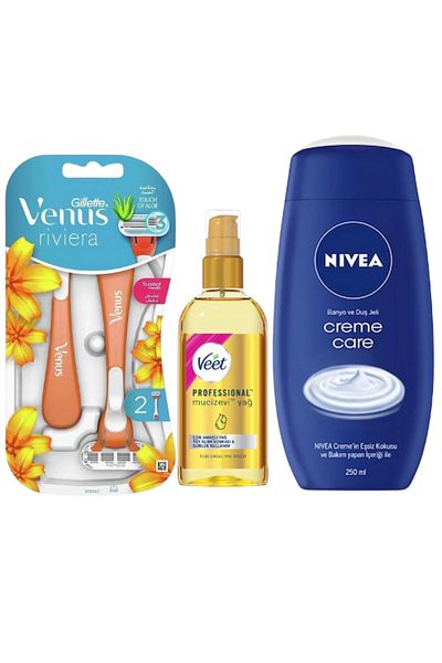 Gillette Venus 3-Piece Women's Shaving Grooming Set