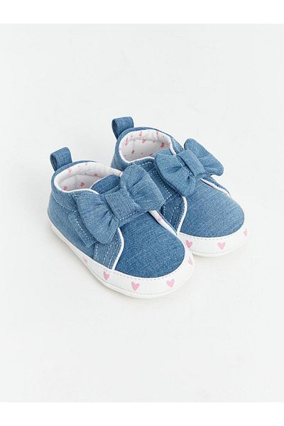LC Waikiki Steps Indigo Baby Girl Walking Pre-Walking Home Shoes