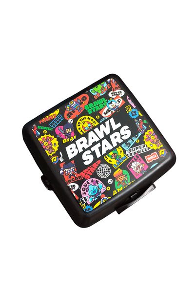 BRAWL STARS Licensed Two Layers Four Compartments Nutrition/Food Container